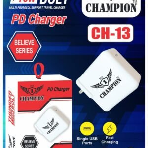 CHAMPION CH13 75W SINGLE USB CHARGER