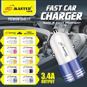MG FAST USB CAR CHARGER (PECK OF 10)