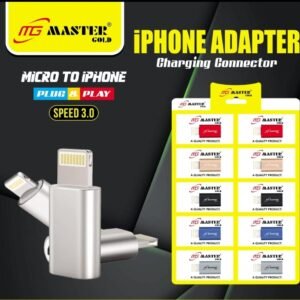 MG MICRO TO IPHON  CHARGING CONNECTOR (PECK OF 10)
