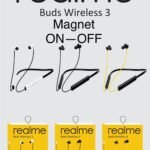 Realme wireless buds 3 on/off megnictic neckband