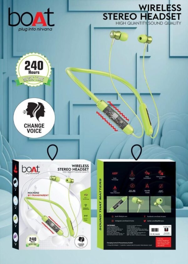 BOAT BT TRANSPRANT WIRELESS NECKBAND