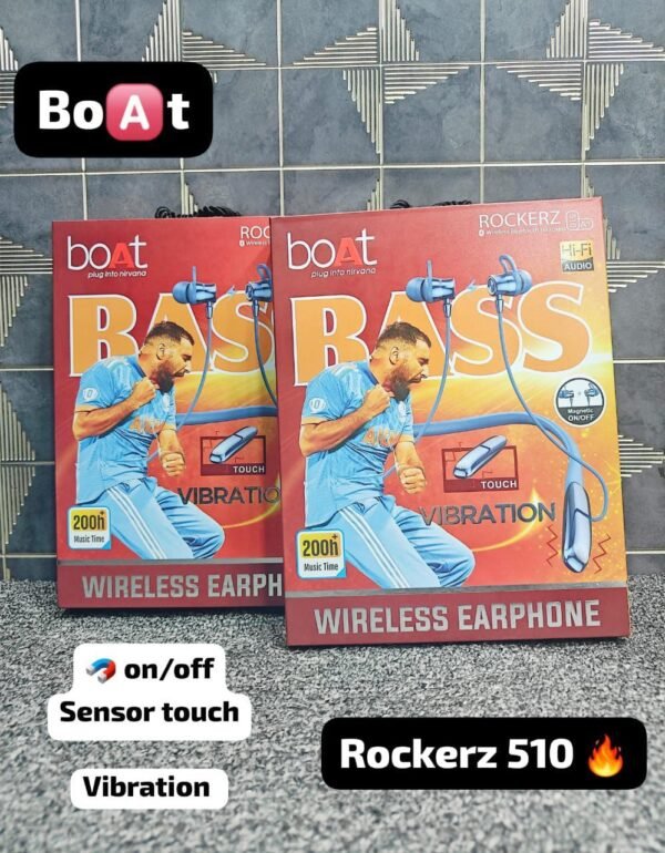 boat rockerz 510 on /off sensar with vibration  tech
