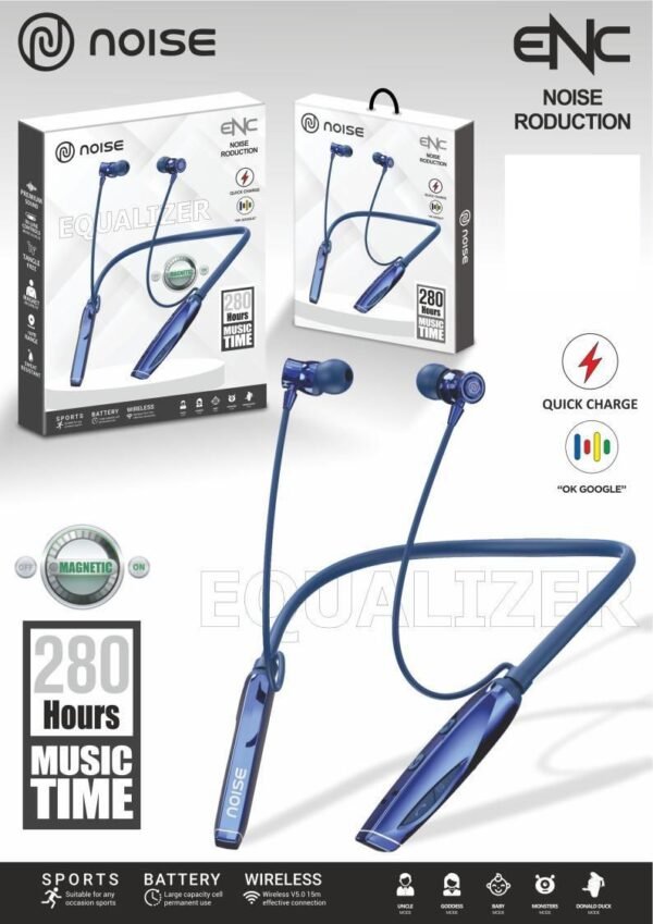 NOISE  EQUALIZER WIRELESS NECKBAND