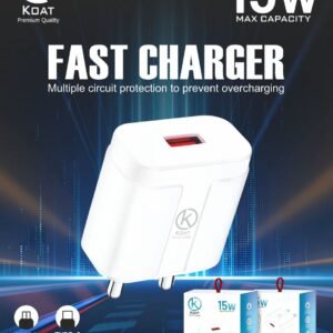 koat 15W type c  fast charging usb charger
