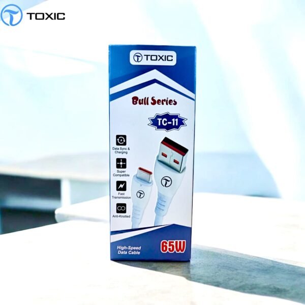 TOXIC TC-11 TYPE C PIN USB CABLE WITH WARRANTY