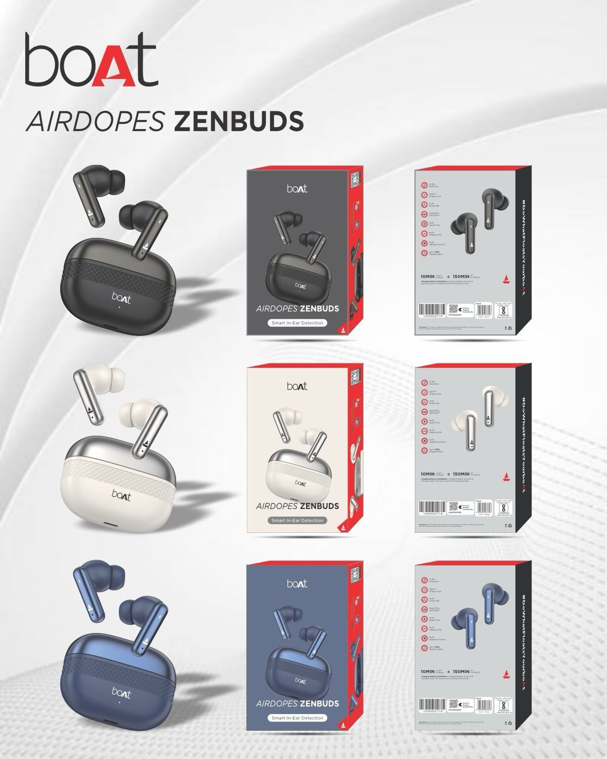 boat airdopes zenbuds earbuds best quality
