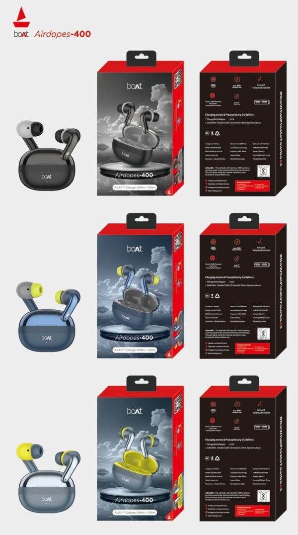 boat earbuds 400 tws wireless earbuds