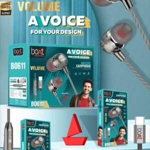 BOAT BO611 TYPE C WIRED EARPHONE
