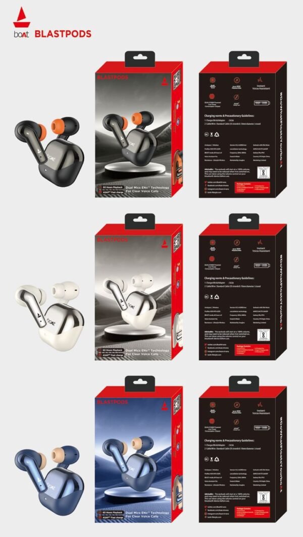 BOAT BLASHPODS  TWS  EARBUDS BEST QUALITY