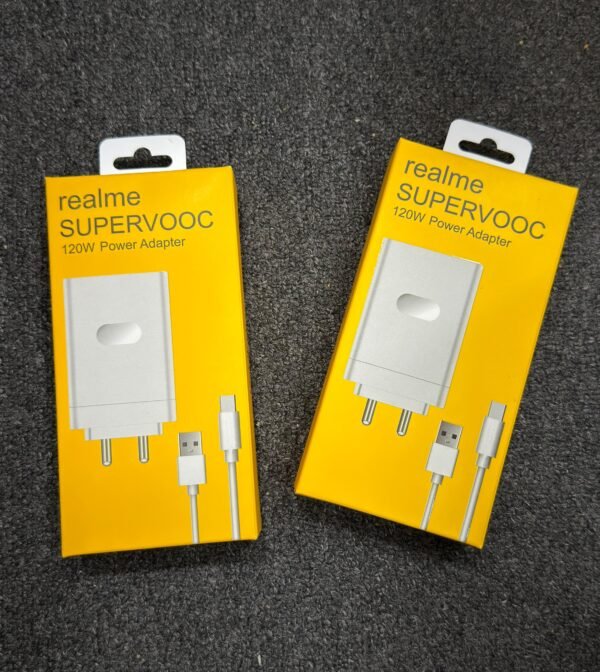 REALME SUPERVOOC 120 W CHARGAR WITH WARRANTY