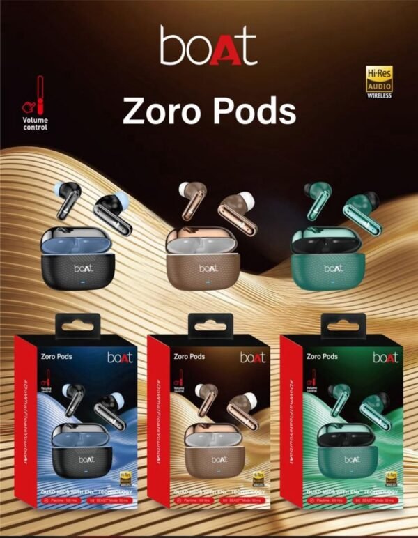 BOAT ZORO PODS  TWS EARBUDS