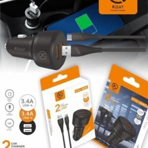 KOAT KTC 506 3.4 AMP WITH TYPE C CABLE WITH WARRNTY