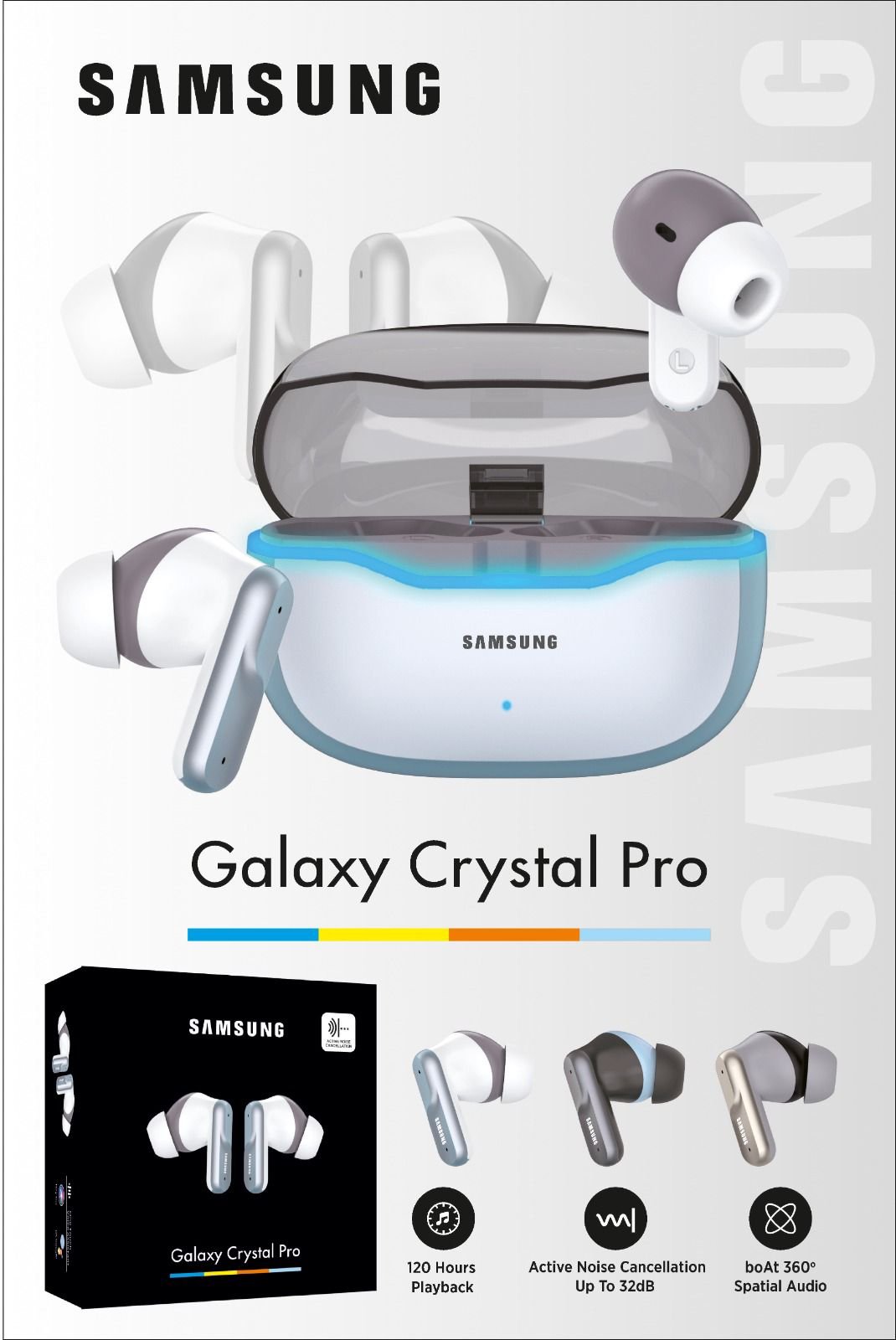 BOAT /GALAXY CRYSTAL PRO TWS EARBUDS
