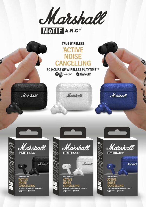 marshall MoTIF ANC BEST QUALITY EARBUDS