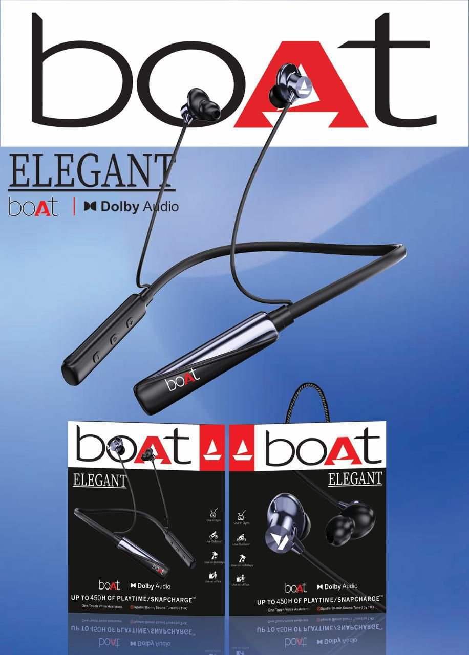 BOAT ELEGANT SMART ON/OFF MEGNETIC WIRELESS NECKBAND