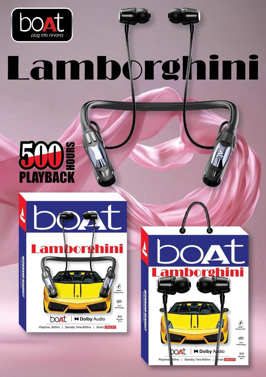 BOAT LAMBORGHANI ON/OFF WIRELESS NECKBAND
