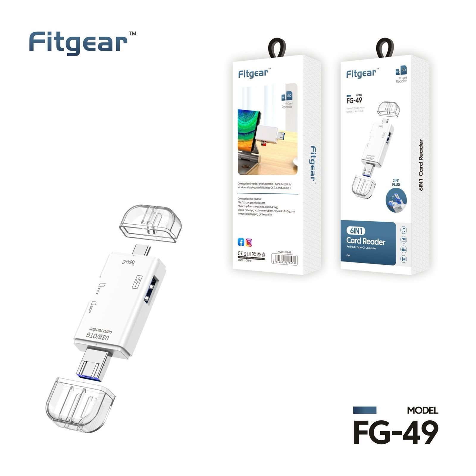FITGEAR FG 49 6IN1 CARD READER