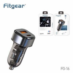 FITGEAR  FG 16 2 PORT  PD+QC3.0 SUPER FAST CAR CHARGAR