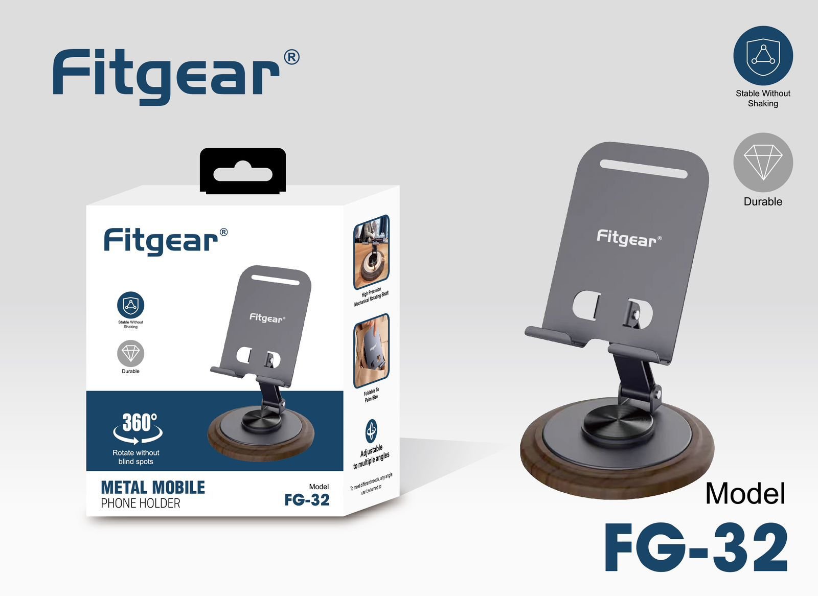 FITGEAR FG 32 360 METAL MOBILE PHONE HOLDER