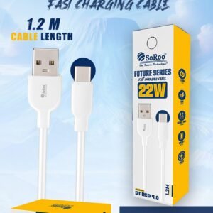 SOROO RED DT 4.0 22W /1.2M TYPE C FAST CHARGING CABLE