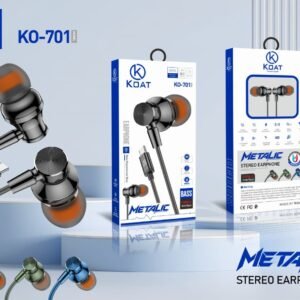 KOAT  KO 701  TRYPE C  METALIC  EARPHONE 1 YEAR WARRANTY