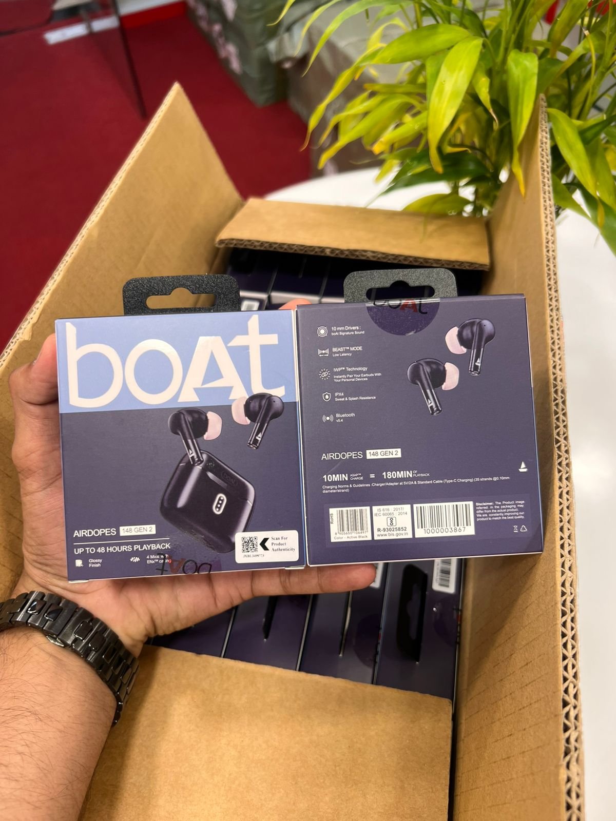 BOAT AIRDOPES 148 GEN 2 ORIGNAL EARBUDS