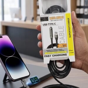 usb to type c 65W fast charging cable