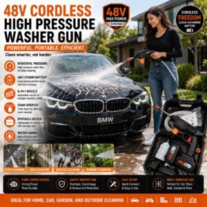 48 CORDLESS HIGH PRESSURE WASHER GUN