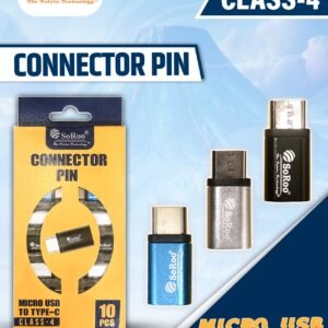 SOROO CLASS 4 MICRO TO TYPE C PIN PECK OF 10