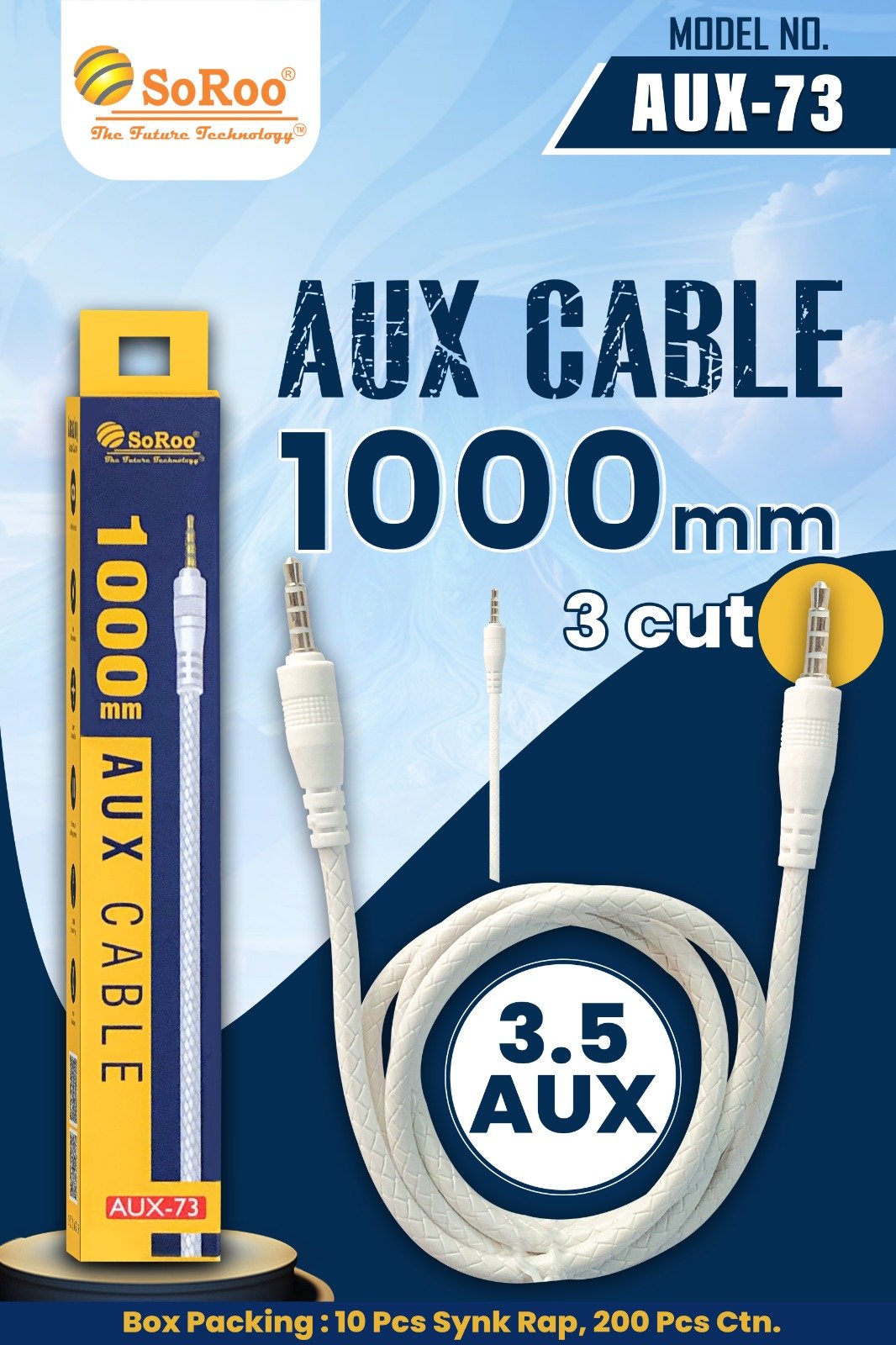 SOROO AUX 73 1 MITER OX 3 CUT PIN
