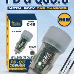 SOROO C-18 PD&Q3.0 METAL BODY CAR CHARGER