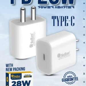 SOROO I CHARGE 1 PD 28W TYPE C POWER ADAPTER
