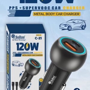 SOROO C-21 TYPE C 120 W PPS+SUPERVOOC CAR CHARGER