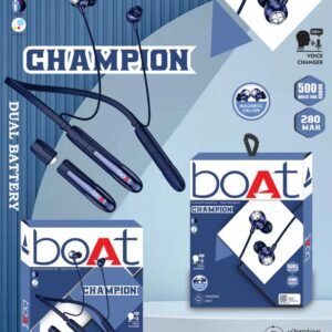 boAt Rockerz champion  dual bettery  wireless neckband