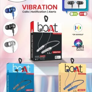 boAt  rockerz thumderbolts  with vibration  megnetic neckband