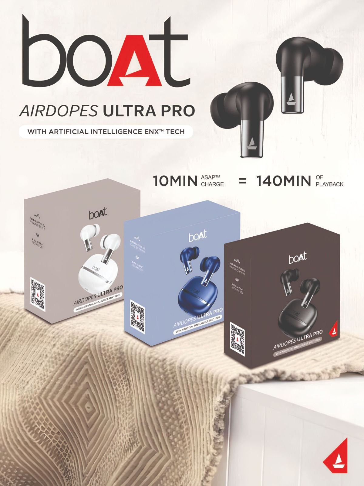 BOAT AIRDOPES ULTRA PRO EARBUDS BEST QUALITY