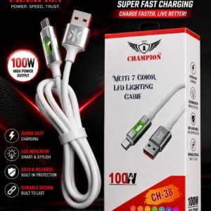 CHAMPION  100W SUPER FAST CHARGING LIGHTING CABLE